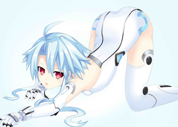 四つん這いホワイトハート ラム音 さんのイラスト ニコニコ静画 イラスト