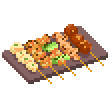 ドット絵 焼き鳥 Zima さんのイラスト ニコニコ静画 イラスト