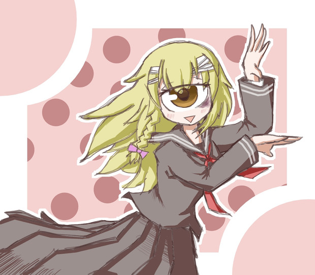 単眼制服包帯打撲まりな 玉ヒ さんのイラスト ニコニコ静画 イラスト