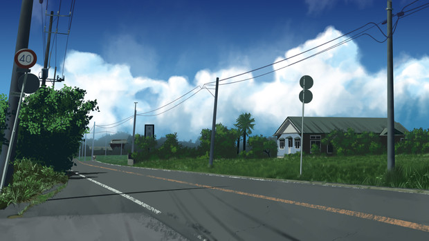 田舎風景 蒼村かな さんのイラスト ニコニコ静画 イラスト