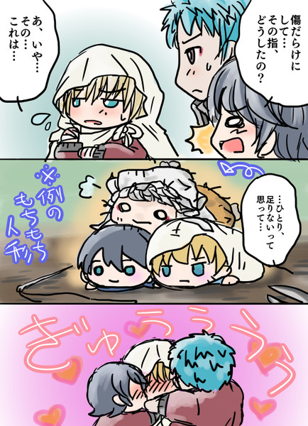 例のもちもち人形と国広兄弟 四丸 さんのイラスト ニコニコ静画 イラスト