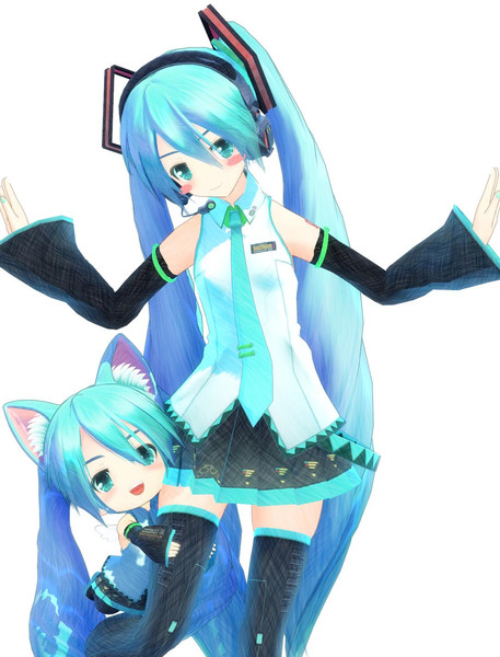 ミクの日に手を繋ごう企画 ニコニコ静画 イラスト