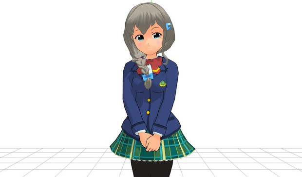 モデル配布 成海 遥香 みせたがり さんのイラスト ニコニコ静画 イラスト