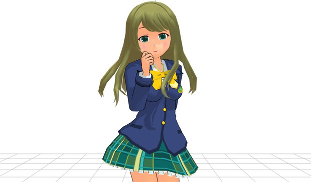 モデル配布 常磐 くるみ みせたがり さんのイラスト ニコニコ静画 イラスト