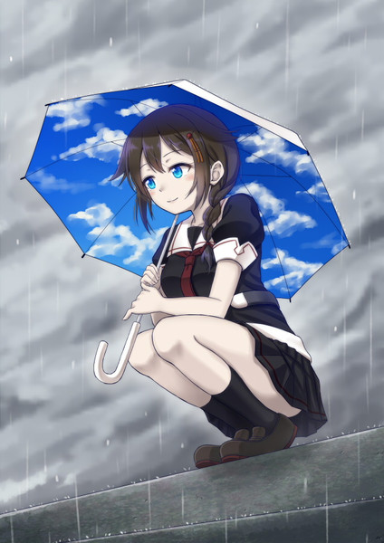止まない雨は無いさ 水無はやて さんのイラスト ニコニコ静画 イラスト