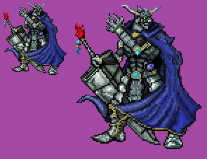 Dff ガーランドのドット絵を作ってみた 反町 さんのイラスト ニコニコ静画 イラスト