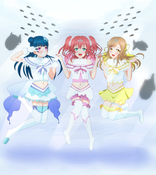 Aqoursニコ生課外活動 投稿絵 Oomuro さんのイラスト ニコニコ静画 イラスト