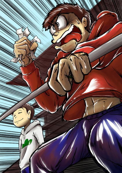 神 おそ松兄さんと競馬に行ったんだ L松 さんのイラスト ニコニコ静画 イラスト