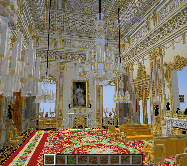 バッキンガム宮殿 White Drawing Room In Minecraft Iphumnft2145 さんのイラスト ニコニコ静画 イラスト