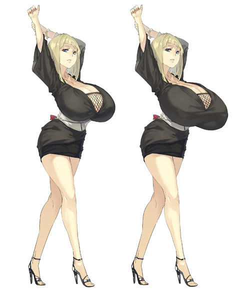 巨乳と貧乳 むねねこ さんのイラスト ニコニコ静画 イラスト