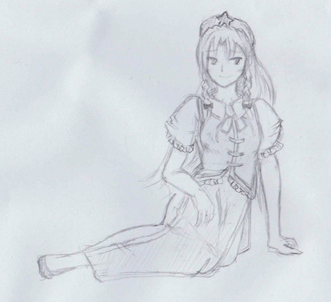絵のモデルになる美鈴 自然 さんのイラスト ニコニコ静画 イラスト