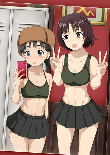 自画撮りニーナ アリーナ イノシラ さんのイラスト ニコニコ静画 イラスト
