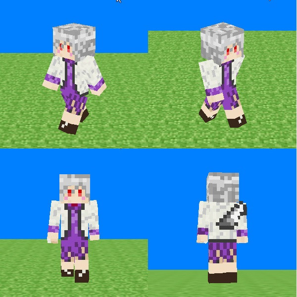 Minecraft用スキン 稀神サグメ ミートチャンネル さんのイラスト ニコニコ静画 イラスト