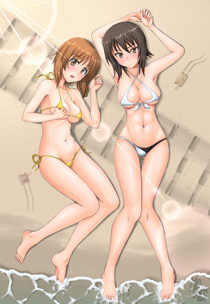 西住姉妹 ね光太郎 さんのイラスト ニコニコ静画 イラスト