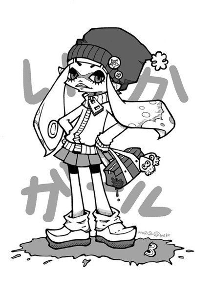 イカガール Morisu Maki さんのイラスト ニコニコ静画 イラスト
