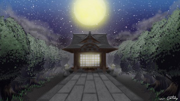 博麗神社 夜ver