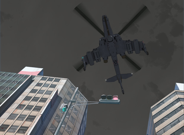 【MMD】AH-88 Hellhound Block 3【モデル配布】