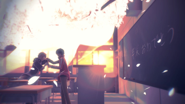 Mmdカゲプロ春ペア企画 卒業 おき さんのイラスト ニコニコ静画 イラスト