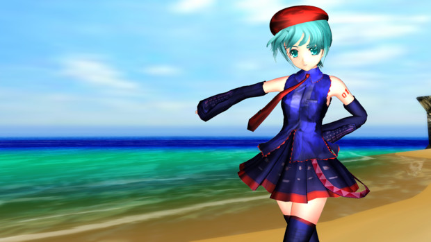 海岸らぶちゃん Mmd クラトール さんのイラスト ニコニコ静画 イラスト