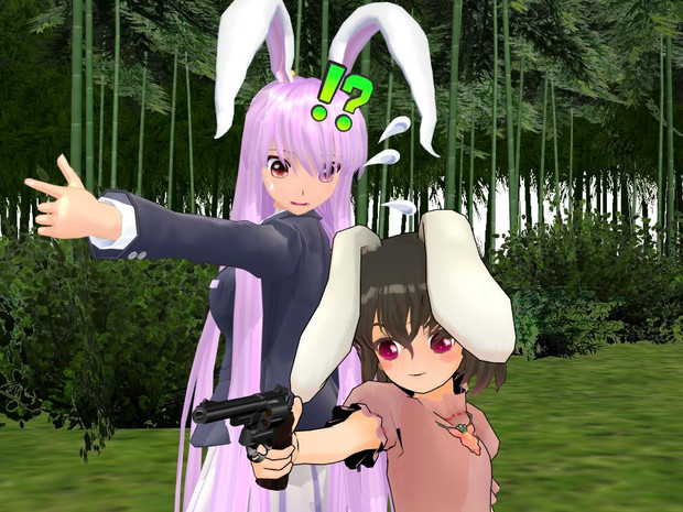 うどんげ てゐ あなたなんてもの持ってるのよ Damepati さんのイラスト ニコニコ静画 イラスト