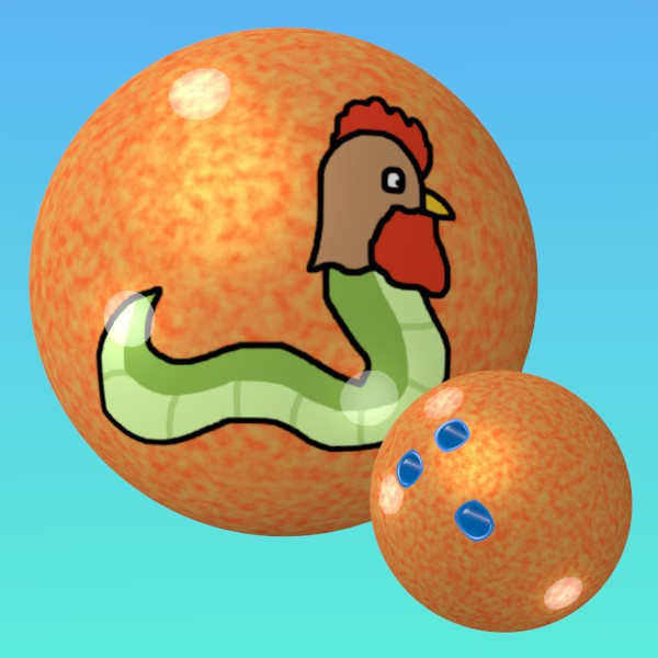 にわとりへびのボウリングボール A Artbab00 さんのイラスト ニコニコ静画 イラスト