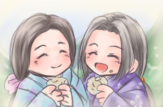 真田丸 きりちゃんとうめちゃん 四丸 さんのイラスト ニコニコ静画 イラスト