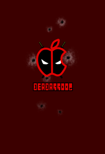 デッドアップール Deadpool Appleロゴ Foxgn さんのイラスト ニコニコ静画 イラスト