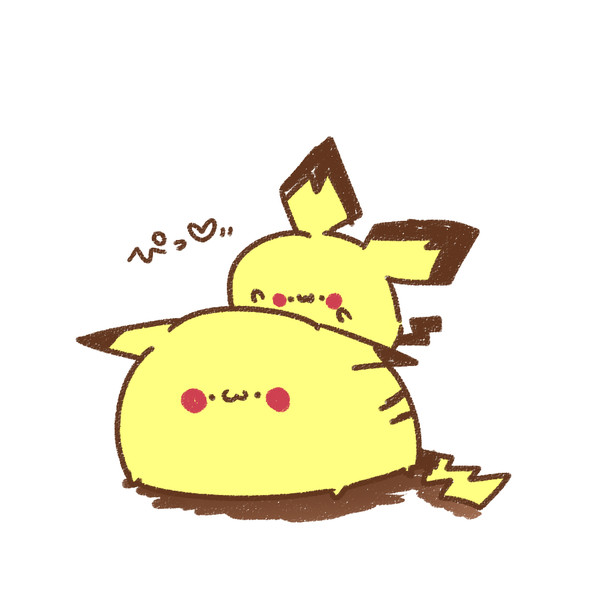 ピチュウ ニコニコ静画 イラスト