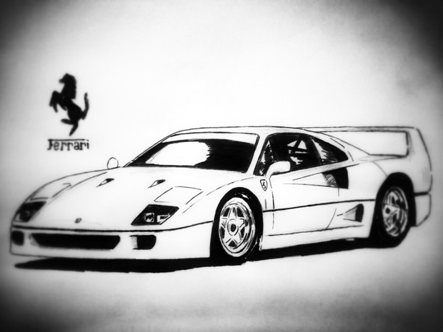 フェラーリ F40 さだい さんのイラスト ニコニコ静画 イラスト