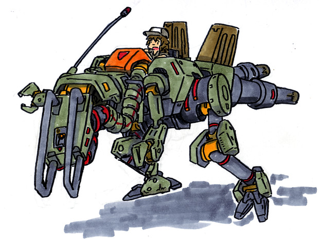 中型機械獣 鳥麦康人 さんのイラスト ニコニコ静画 イラスト