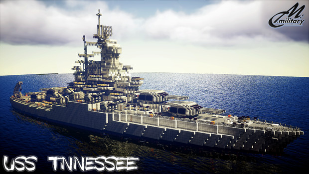 【Minecraft】戦艦テネシー