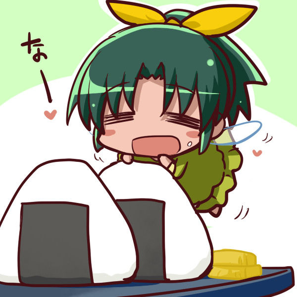 おにぎりを食べるなおちゃん 一休 さんのイラスト ニコニコ静画 イラスト