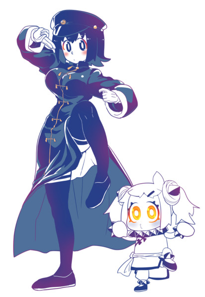 チャイナあきつ丸とほぽ子ちゃん マツモトトモヨヒ さんのイラスト ニコニコ静画 イラスト