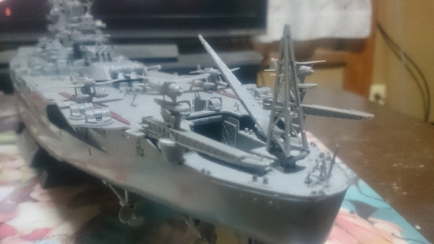 戦艦武蔵作ってみた 後ろ側