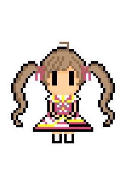 ドット絵星梨花10th衣装ver ゆきだるま さんのイラスト ニコニコ静画 イラスト