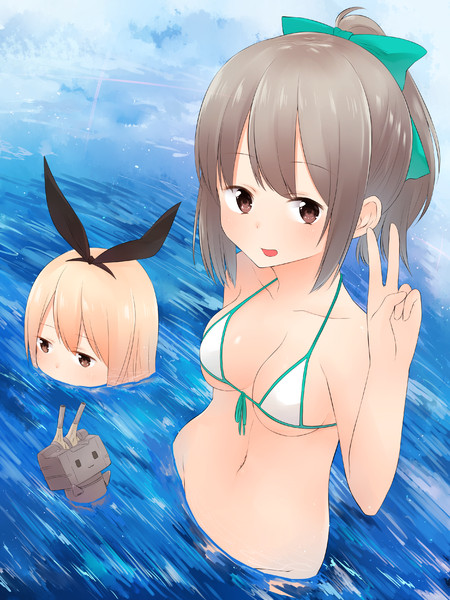島風と夕張 星宮あき さんのイラスト ニコニコ静画 イラスト