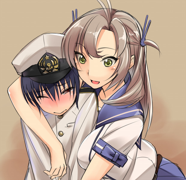 腹痛の提督を介抱する衣笠 Yasu さんのイラスト ニコニコ静画 イラスト