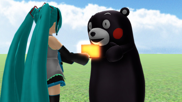 Mmd 送る 平成28年熊本地震 復興祈願 Player さんのイラスト ニコニコ静画 イラスト