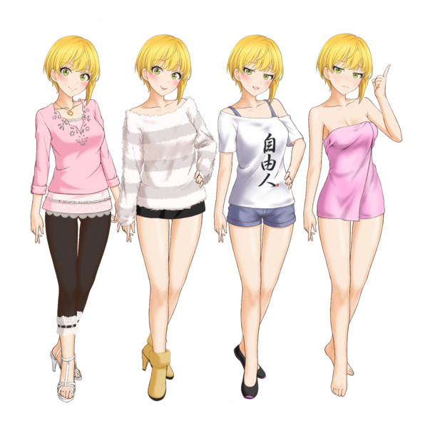 宮本フレデリカ 立ち絵 Ver 2 00 ちくわぶ さんのイラスト ニコニコ静画 イラスト