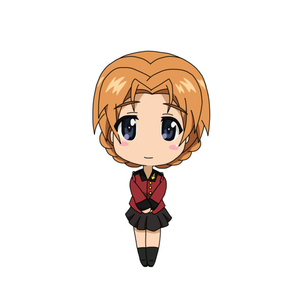 3分でわかるガルパン風オレンジペコ ふぅん S さんのイラスト