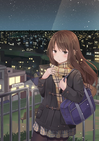 寂しがり少女と夜の街 にいち さんのイラスト ニコニコ静画 イラスト