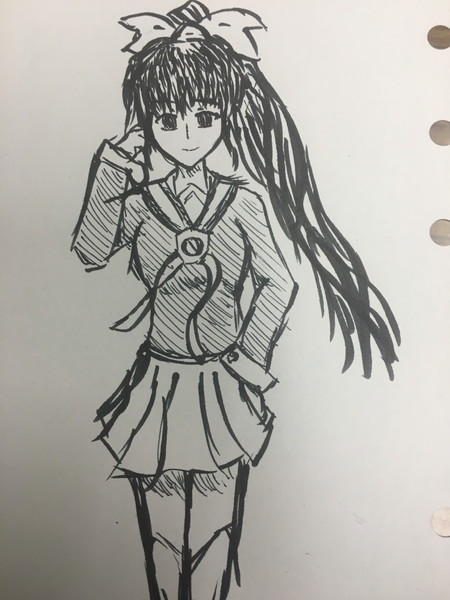 筆ペン一発書きシリーズ4 ハウスィ さんのイラスト ニコニコ静画 イラスト