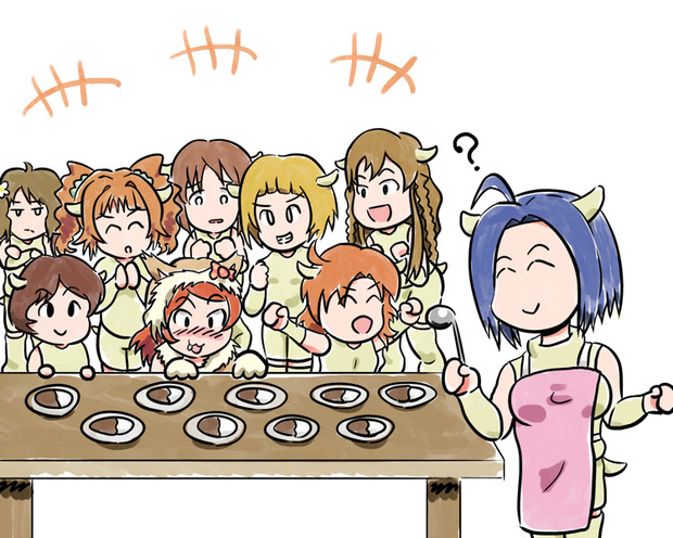 ミリマス オオカミと7匹の子ヤギ しろくろんだp さんのイラスト ニコニコ静画 イラスト