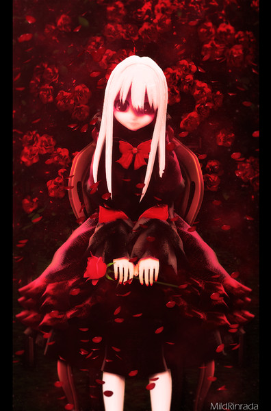 Mmd K Project 赤いバラ 櫛名アンナ Mildrinrada さんのイラスト ニコニコ静画 イラスト