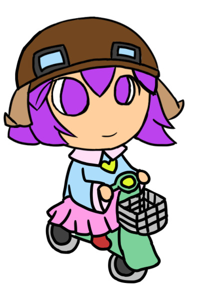 バイクに乗る時はヘルメットをしましょう チュン教授 さんのイラスト ニコニコ静画 イラスト