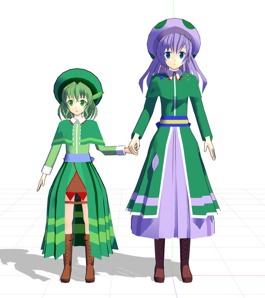 Mmd虹霓文花 製作中 ２ 金ふぎゅ さんのイラスト ニコニコ静画 イラスト
