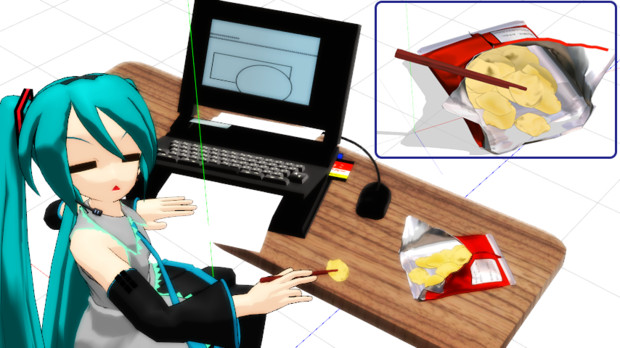 Mmd Omf6 ぽてちと箸 Tj さんのイラスト ニコニコ静画 イラスト