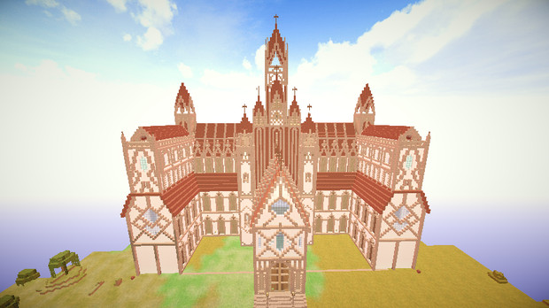 Minecraft 初めてのお城作り Monolith さんのイラスト ニコニコ静画 イラスト