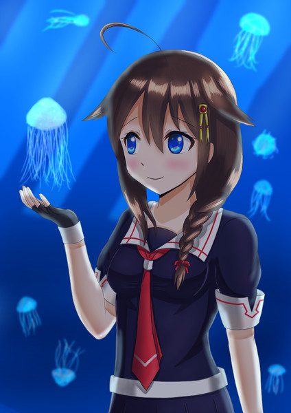 時雨 水族館デート 玖月とおか さんのイラスト ニコニコ静画 イラスト