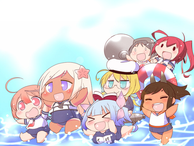 潜水艦娘たち さんのイラスト ニコニコ静画 イラスト